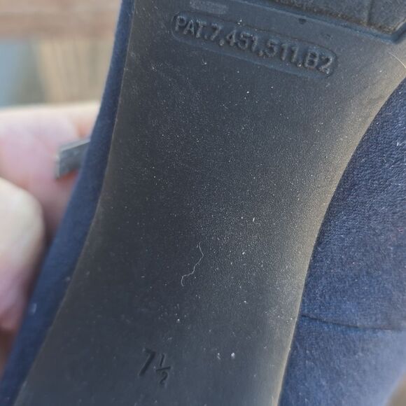 CIRCUS Sam Edelman Blue Heels spike strappy size 7.5 - Picture 8 of 12